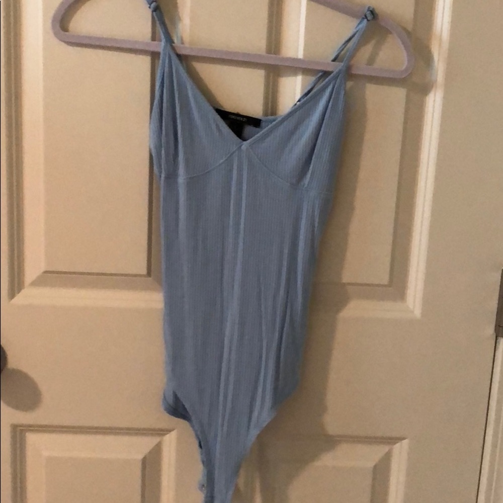 Forever 21 light blue bodysuit